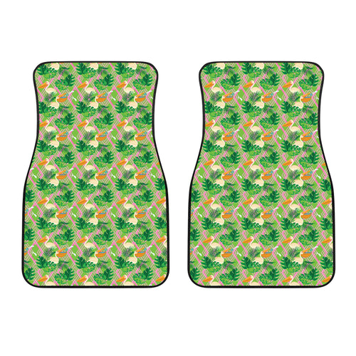 Pelican Pattern Print Design 05 Front Car Mats