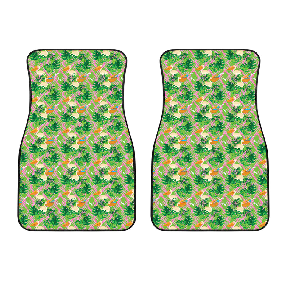 Pelican Pattern Print Design 05 Front Car Mats