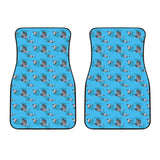 Pigeon Pattern Print Design 05 Front Car Mats