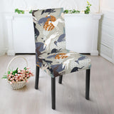 Greyhound Pattern Print Design 04 Dining Chair Slipcover