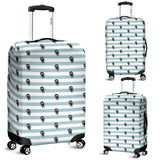 Ninja Pattern Stripe Background Luggage Covers