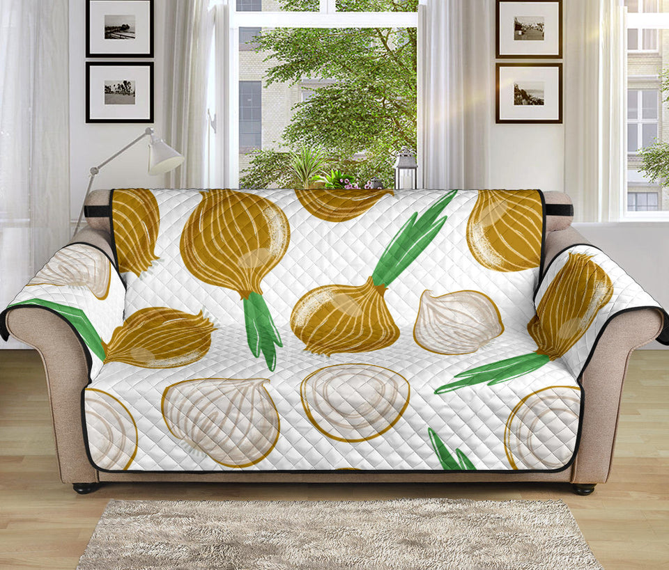 Onion Pattern Background Sofa Cover Protector