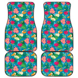 Pelican Pattern Print Design 03 Front and Back Car Mats