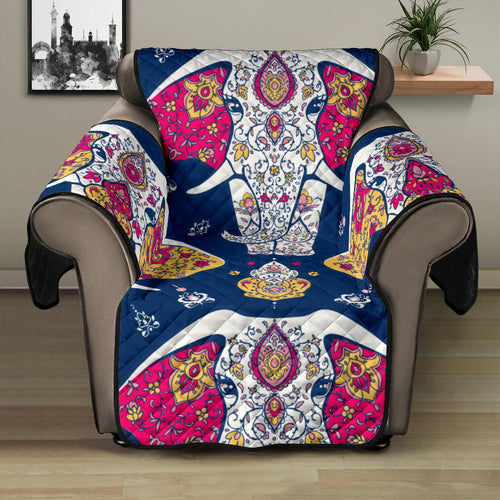 Elephant Pattern Recliner Cover Protector