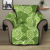 Lime Pattern Background Recliner Cover Protector