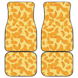 Potato Chips Pattern Print Design 04 Front and Back Car Mats