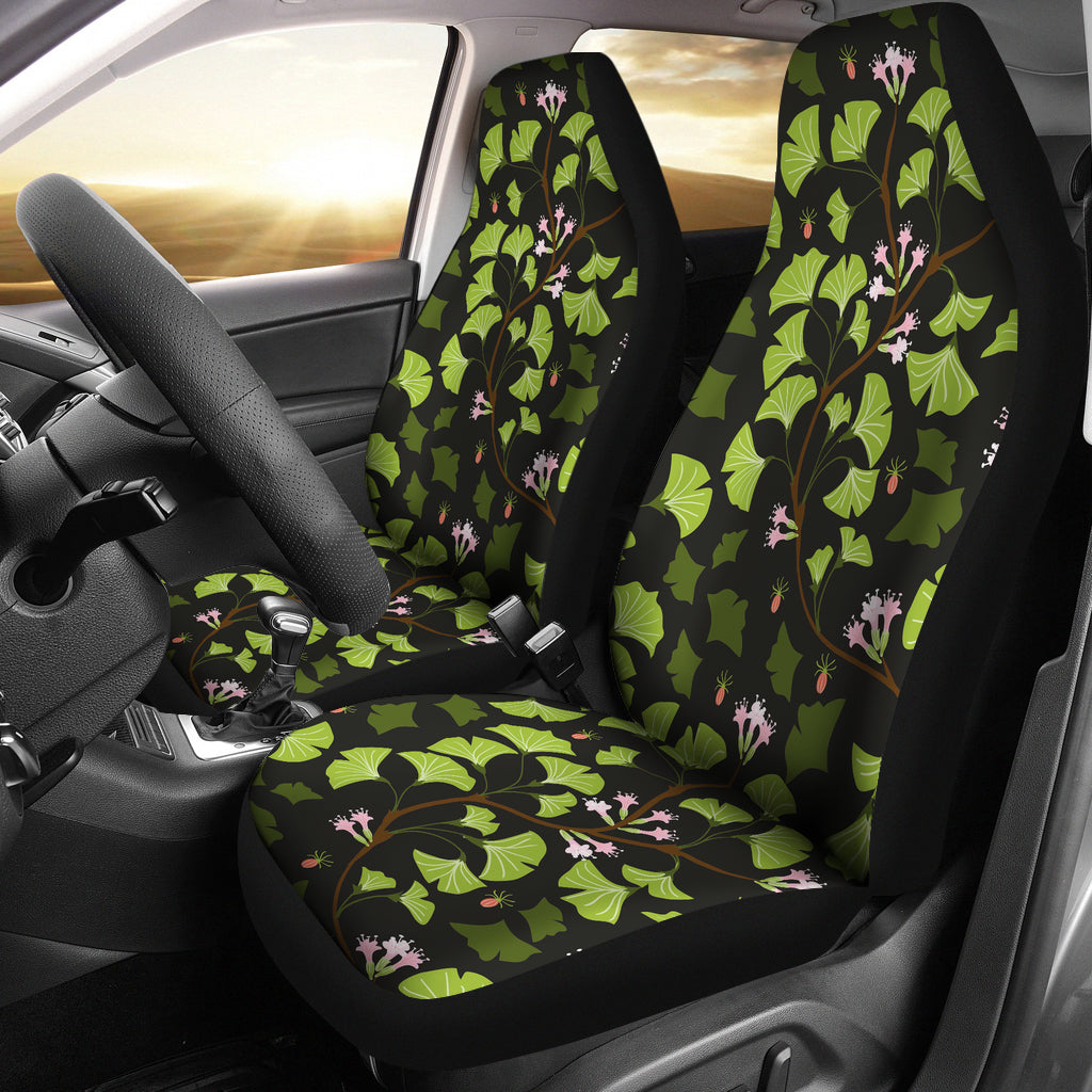 Ginkgo Leaves Flower Pattern Universal Fit Car Seat Covers