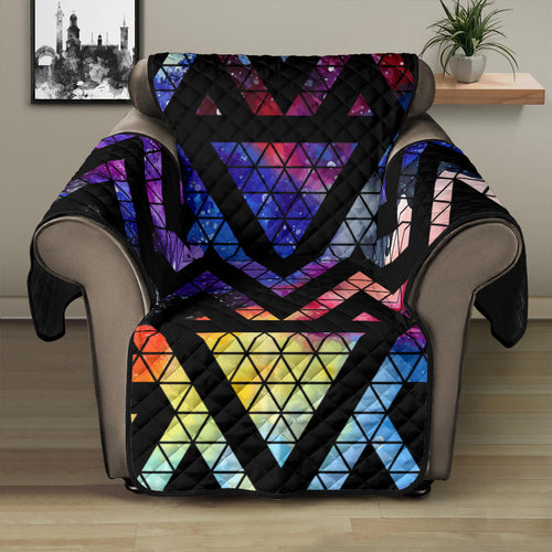 Space Colorful Tribal Galaxy Pattern Recliner Cover Protector