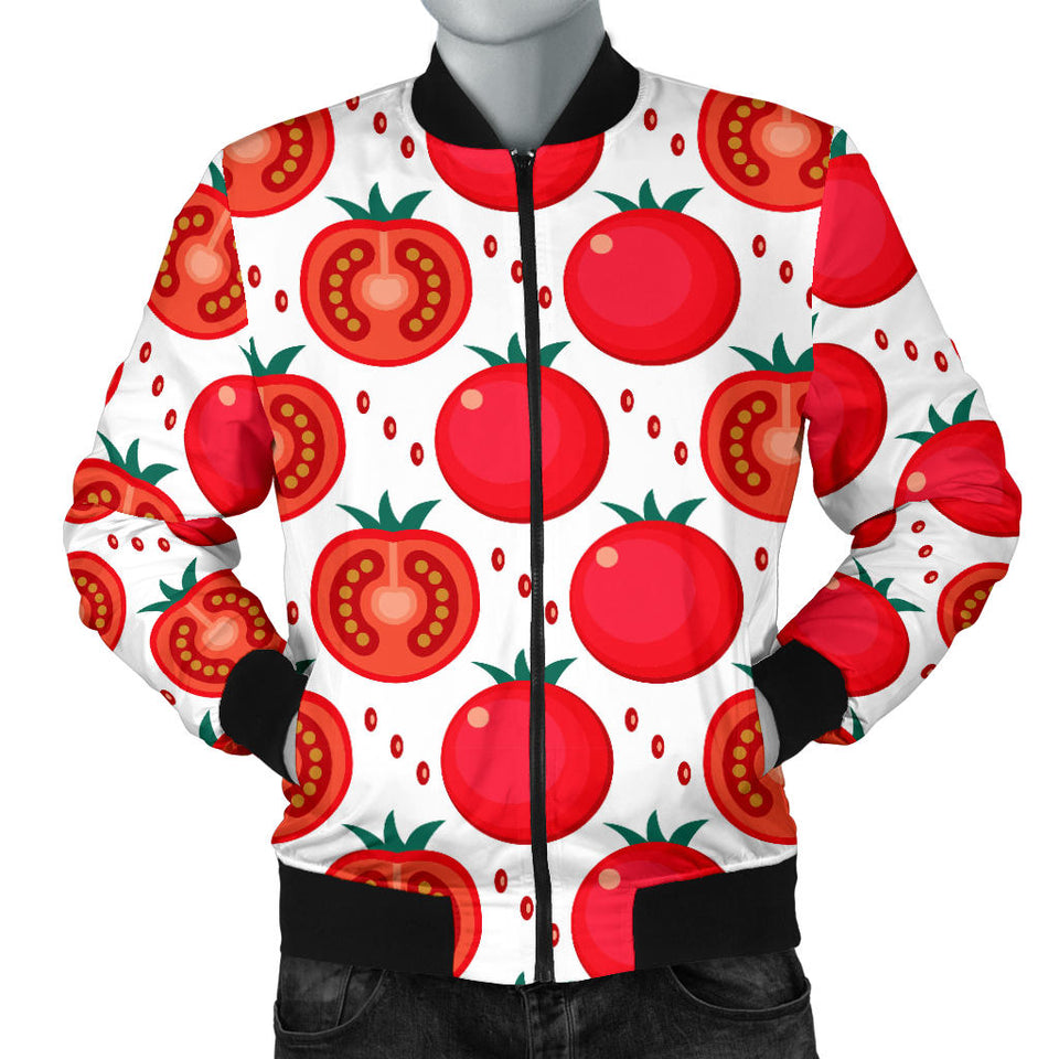 Tomato Pattern Men Bomber Jacket