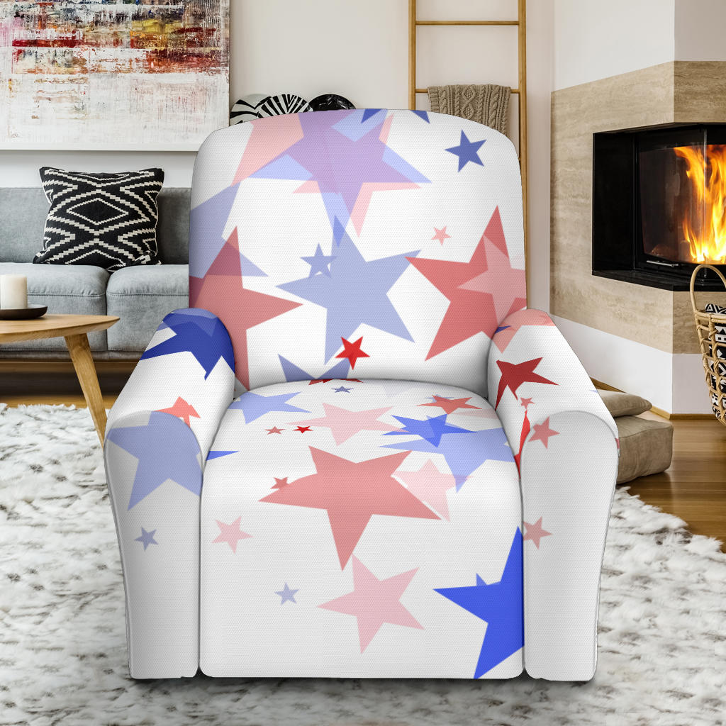 USA Star Pattern Recliner Chair Slipcover