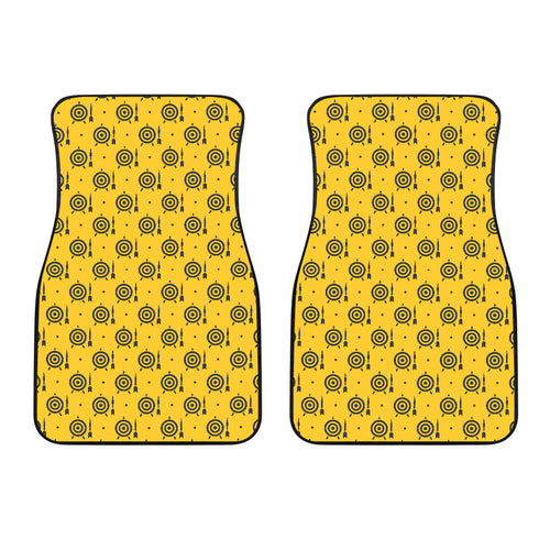 Darts Pattern Print Design 04 Front Car Mats