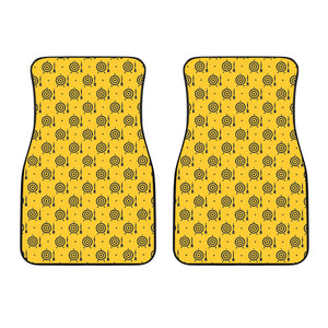 Darts Pattern Print Design 04 Front Car Mats