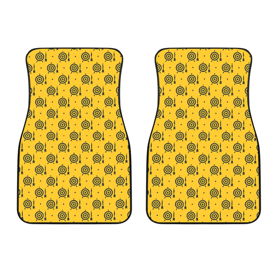 Darts Pattern Print Design 04 Front Car Mats