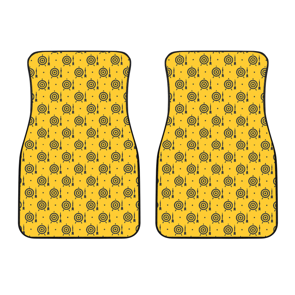 Darts Pattern Print Design 04 Front Car Mats