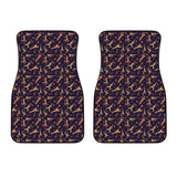 Eiffel Tower Pattern Print Design 02 Front Car Mats