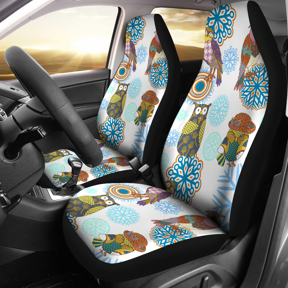 Owl Pattern Universal Fit Car Seat Covers