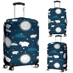 Sheep Playing Could Moon Pattern  Luggage Covers
