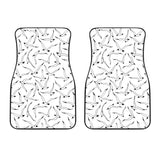 Seagull Pattern Print Design 04 Front Car Mats