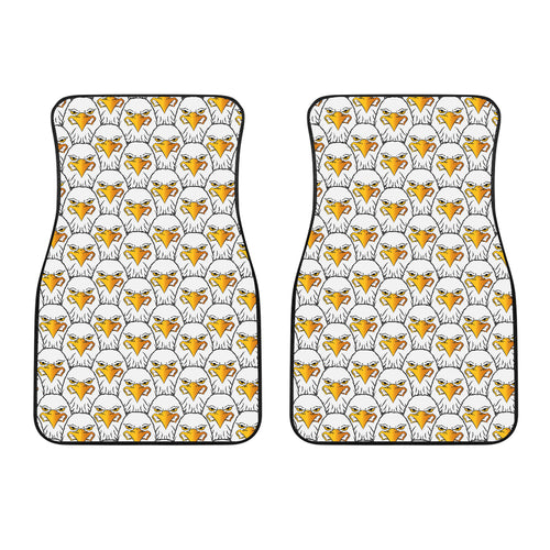 Eagle Pattern Print Design 05 Front Car Mats