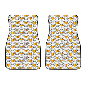 Eagle Pattern Print Design 05 Front Car Mats