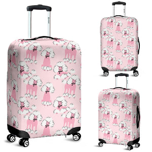 Poodle Pattern Luggage Covers