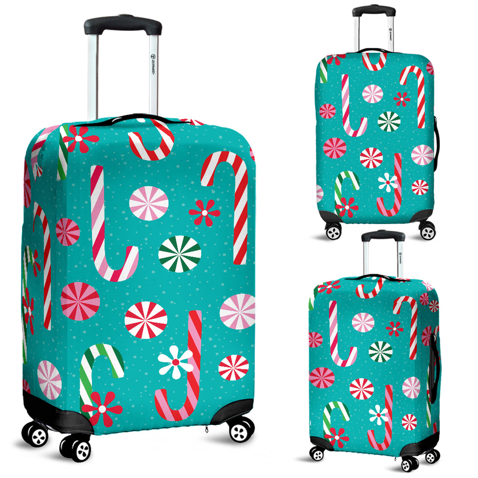 Christmas Candy Pattern Luggage Covers