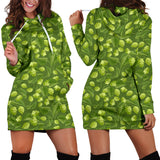 Hop Pattern Women Hoodie Dress