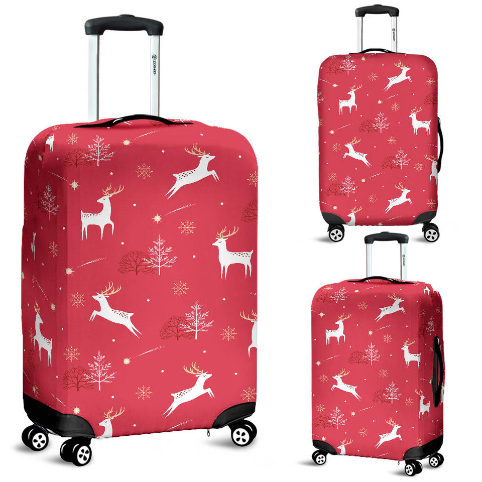 Deer Pattern Background Luggage Covers