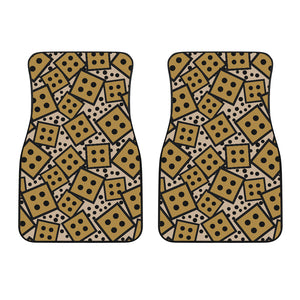 Dice Pattern Print Design 02 Front Car Mats