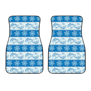 Dolphin Tribal Pattern Front Car Mats