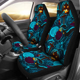 Halloween Pumpkin Cat Pattern Universal Fit Car Seat Covers