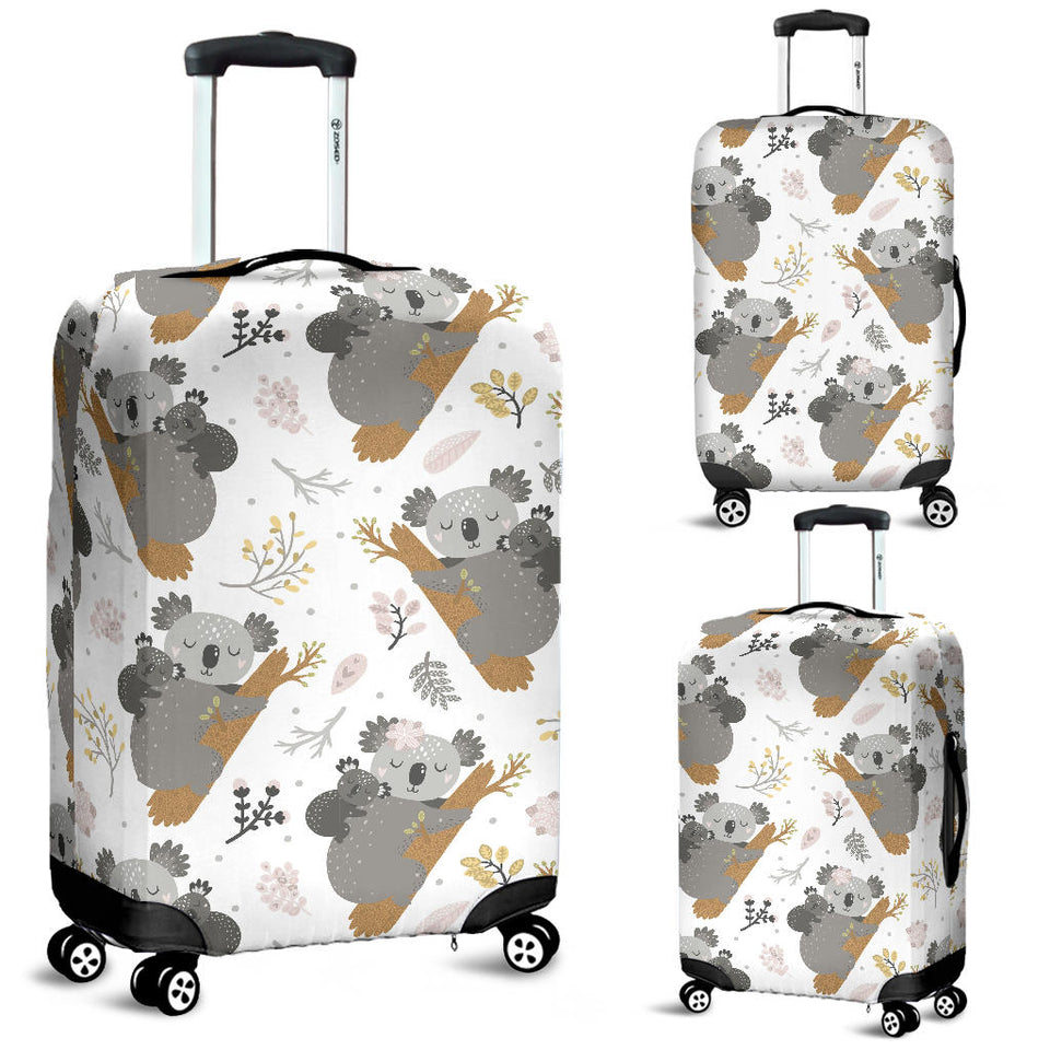 Koala Mom and Baby Pattern Luggage Covers