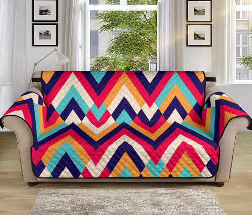 Zigzag Chevron Pattern Background Sofa Cover Protector