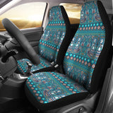 Mermaid Pattern Ethnic Motifs Universal Fit Car Seat Covers