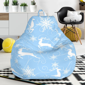 Snowflake Deer Pattern Bean Bag Cover