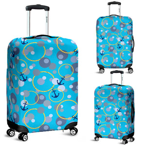Anchor Circle Rope Pattern Luggage Covers