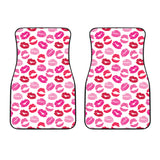 Lips Pattern Print Design 05 Front Car Mats