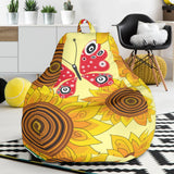 Sunflower Butterfly Pattern Bean Bag Cover