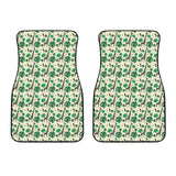 Giraffe Pattern Print Design 02 Front Car Mats