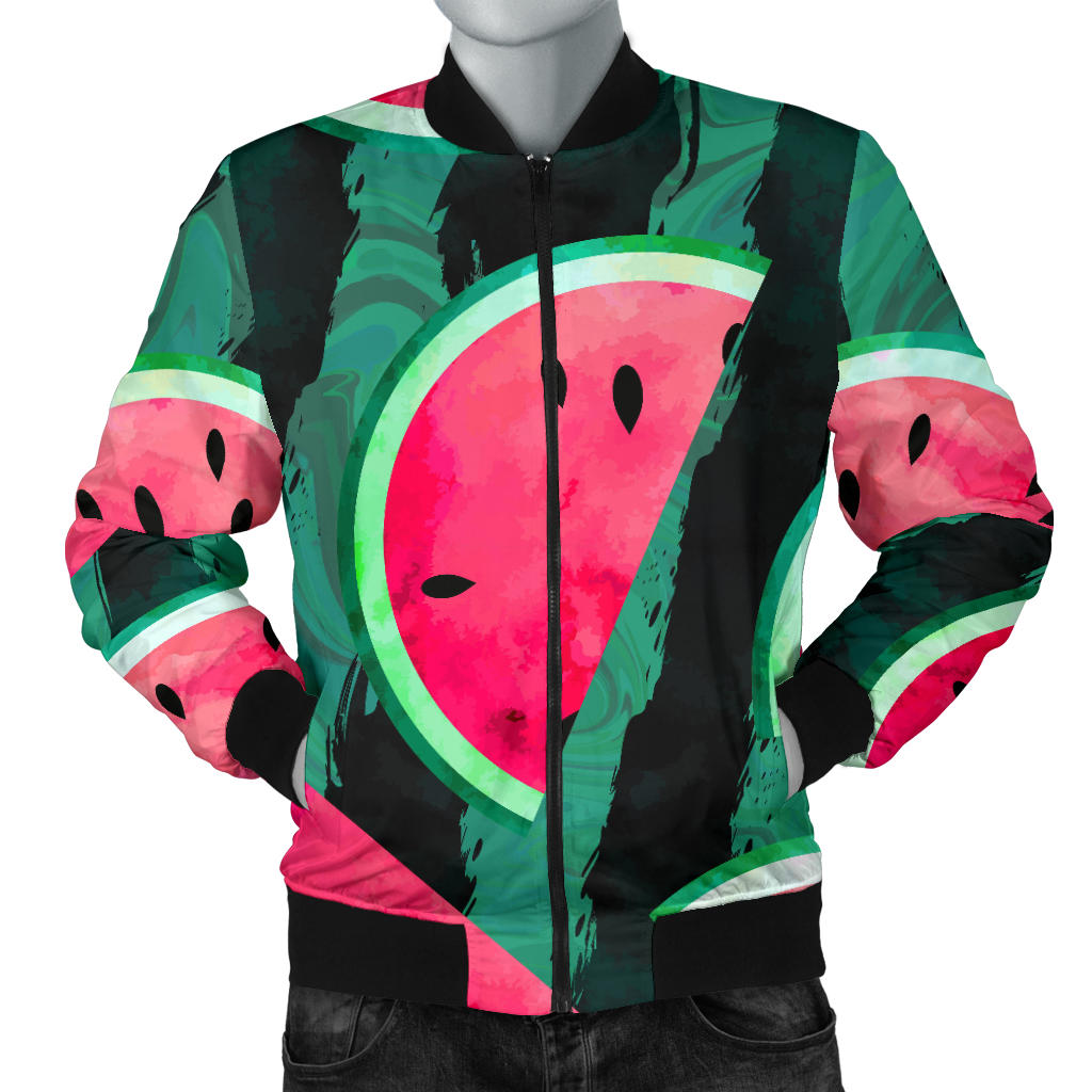 Watermelon Pattern Men Bomber Jacket