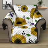 Sunflower Pattern Background Recliner Cover Protector