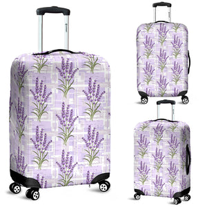 Lavender Pattern Theme Luggage Covers