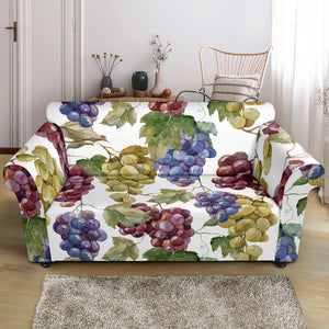 Grape Pattern Loveseat Couch Slipcover