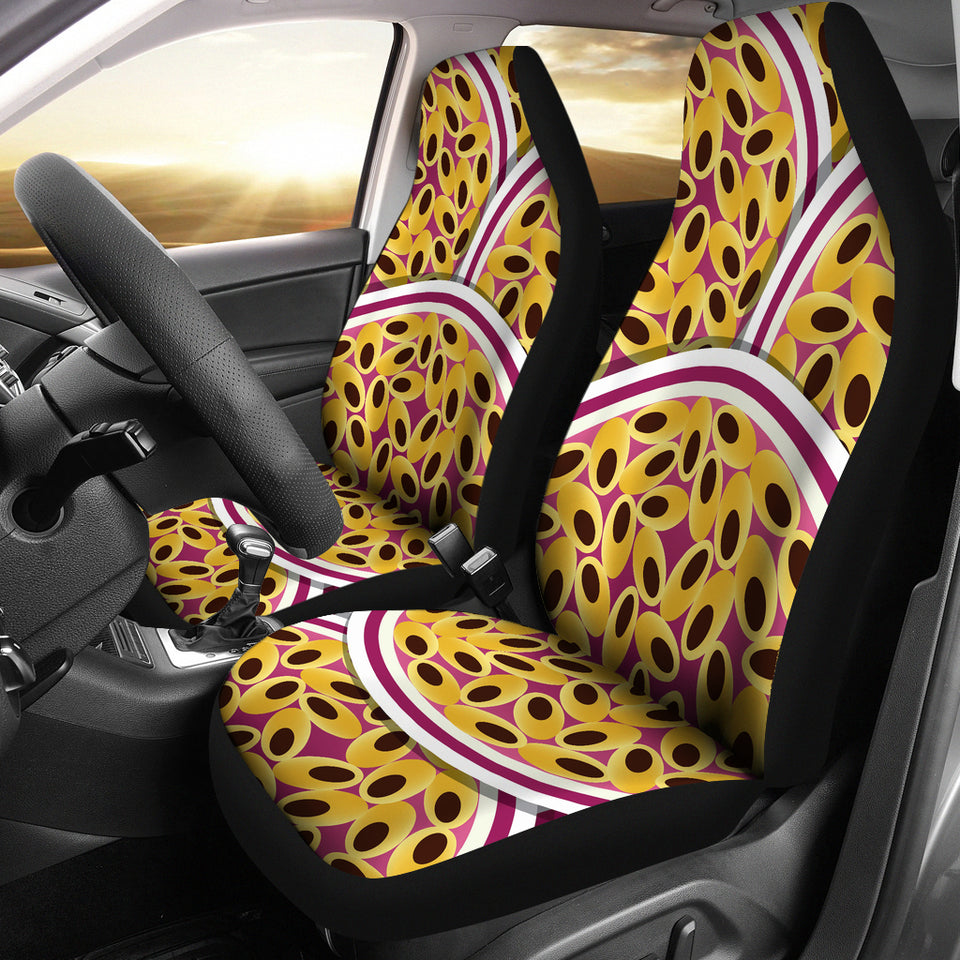 Passion Fruit Seed Pattern Universal Fit Car Seat Covers