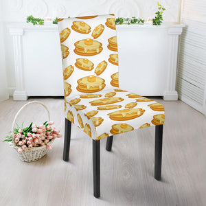 Pancake Pattern Print Design 05 Dining Chair Slipcover