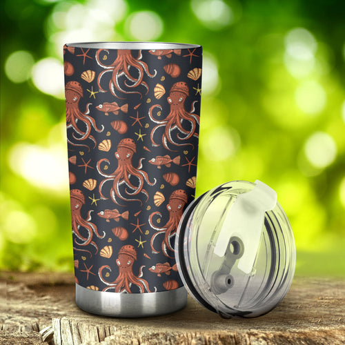 Octopus Pattern Tumbler