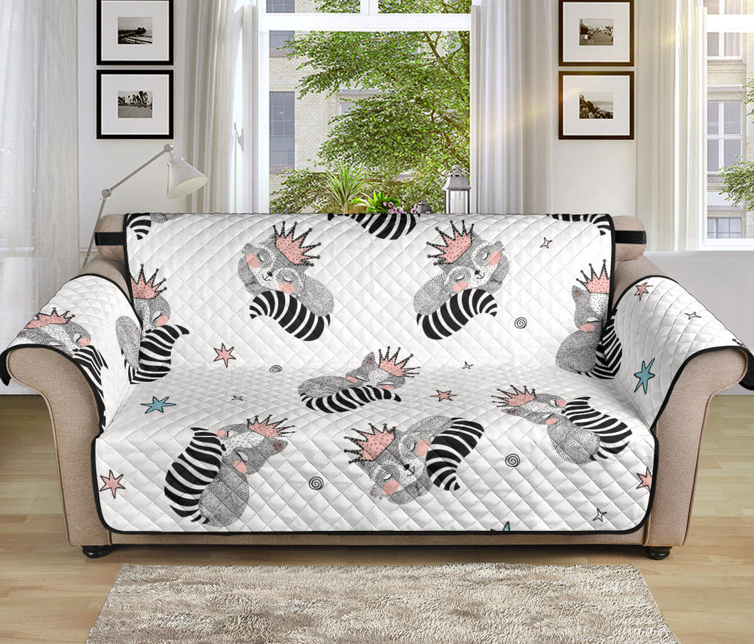 Sleep Raccoon Pattern Sofa Cover Protector
