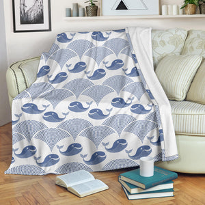 Whale Pattern Premium Blanket