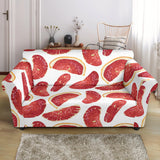 Grapefruit Pattern Loveseat Couch Slipcover