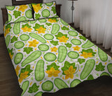 Cucumber Pattern Quilt Bed Set